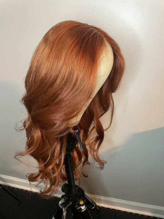 Ginger Spice Closure Wig